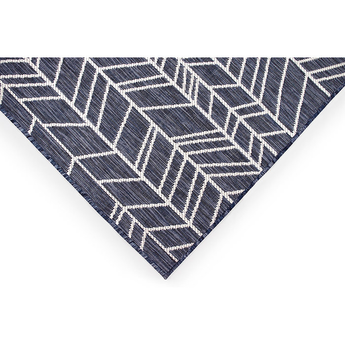 Mercury Row® Anwar Navy Blue Indoor/Outdoor Rug & Reviews Wayfair